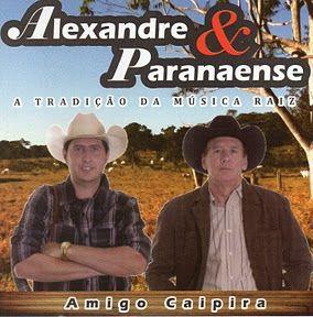 Portada de Álbum "Amigo Caipira ", de Alexandre & Paranaense