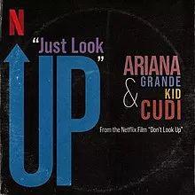 Portada del álbum "Just Look Up (From Don't Look Up)", de Ariana Grande