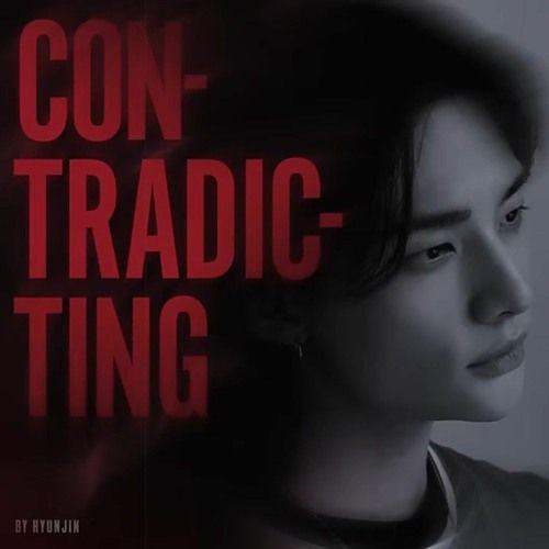 Portada de Sencillo/EP "Contradicting", de Hyunjin (Stray Kids)