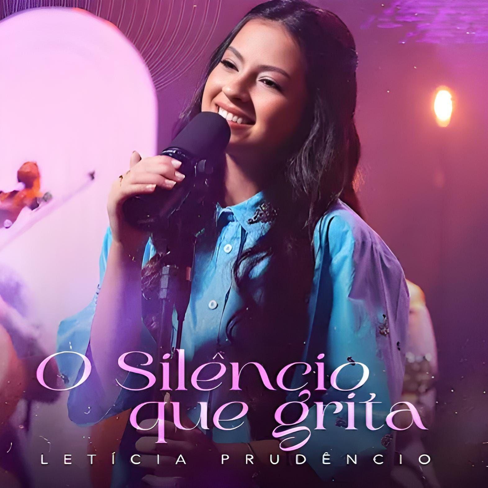 Capa do álbum "O Silêncio Que Grita", de Letícia Prudêncio