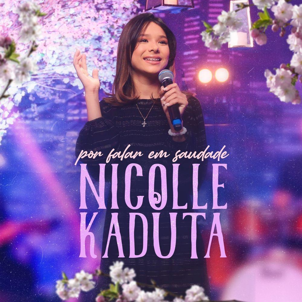 Portada de Sencillo/EP "Por Falar Em Saudade ", de Nicolle Kaduta