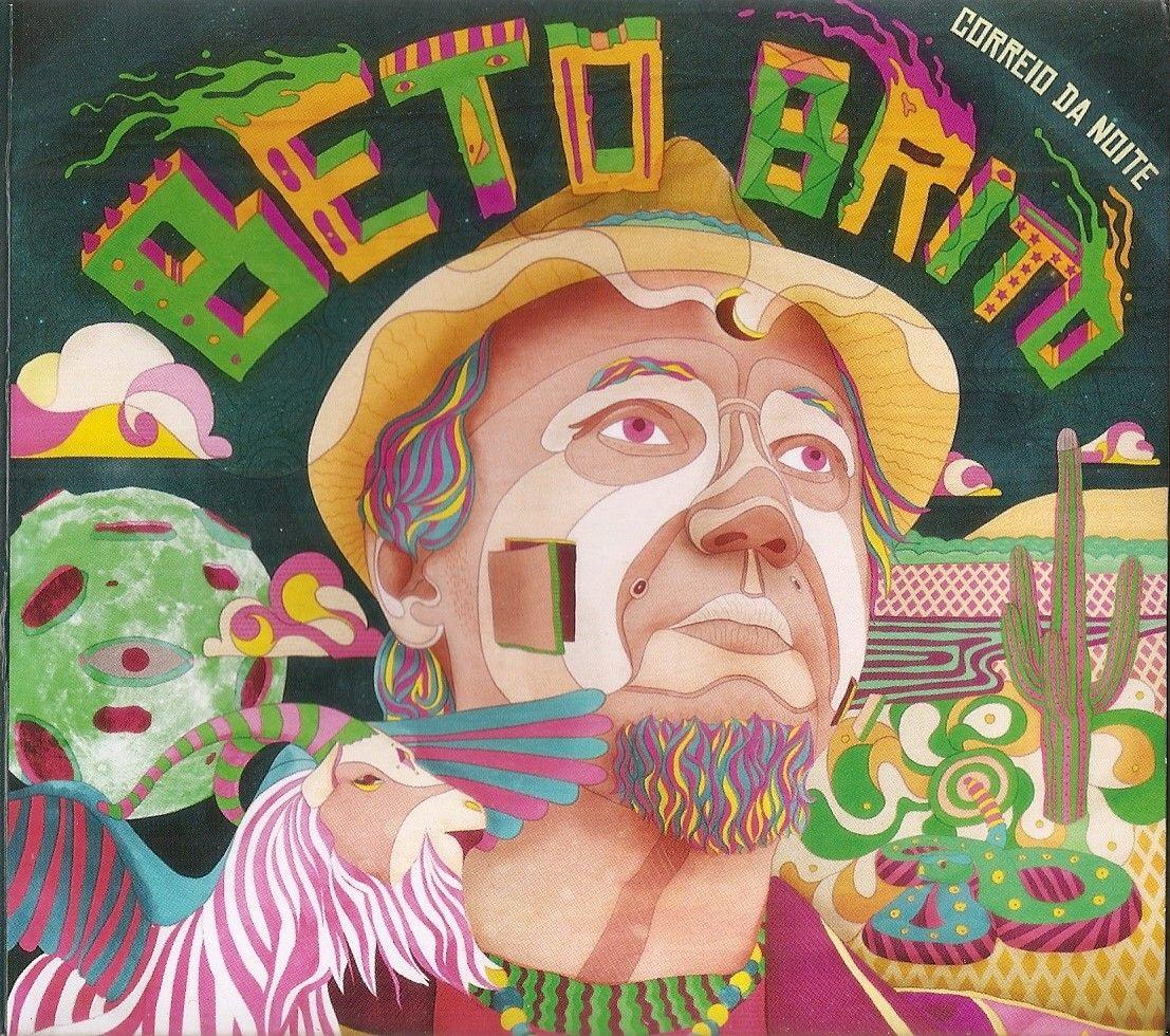 Capa do Álbum "Correio da Noite", de Beto Brito