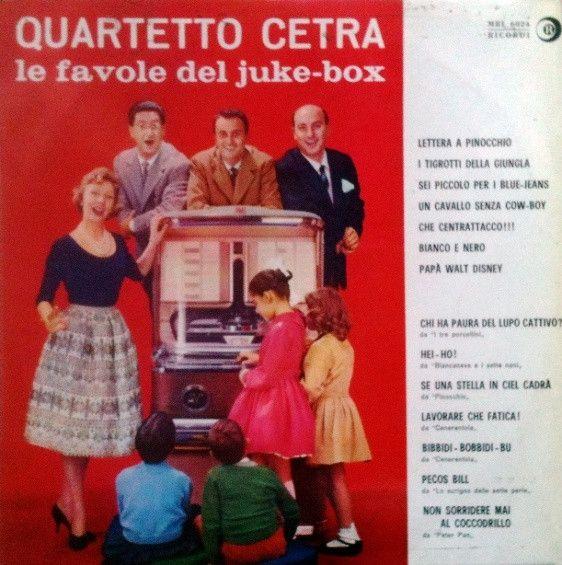 Portada de Álbum "Le Favole Del Juke-Box", de Quartetto Cetra