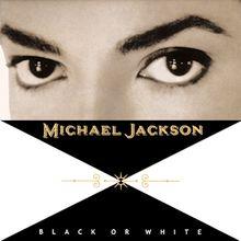 Capa do álbum "Black Or White", de Michael Jackson