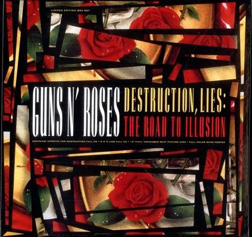 Portada de Álbum "Destruction, Lies: The Road To Illusion", de Guns N' Roses
