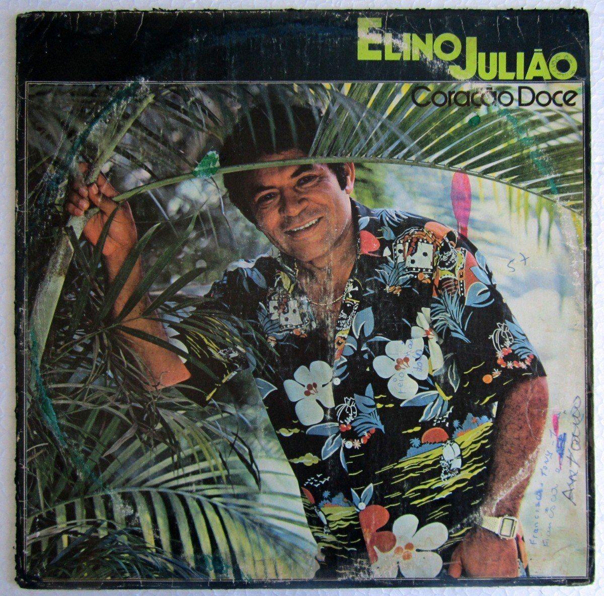 Portada de Álbum "Coração Doce", de Elino Julião