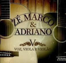 Portada de Álbum "Voz, Viola e Violão", de Zé Marco e Adriano