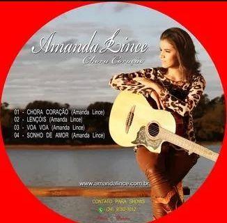 Capa do Álbum "Chora Coração", de Amanda Lince