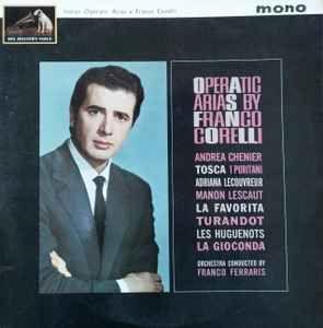Capa do Álbum "Italian Operatic Arias", de Franco Corelli