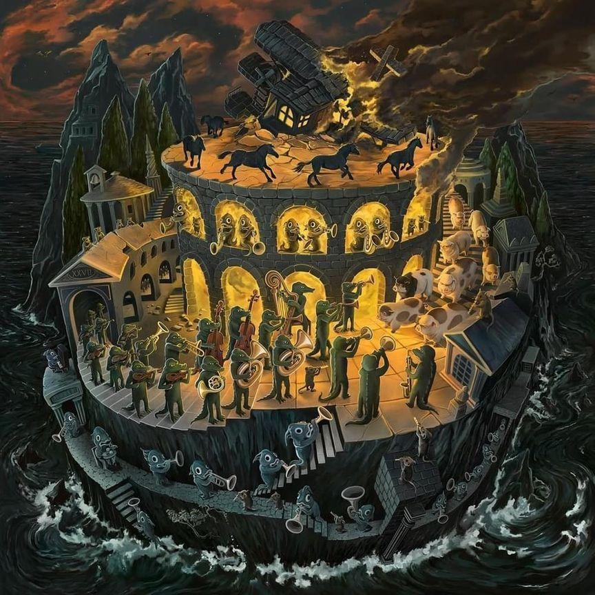 Album cover of "Phantom Island" by King Gizzard & The Lizard Wizard