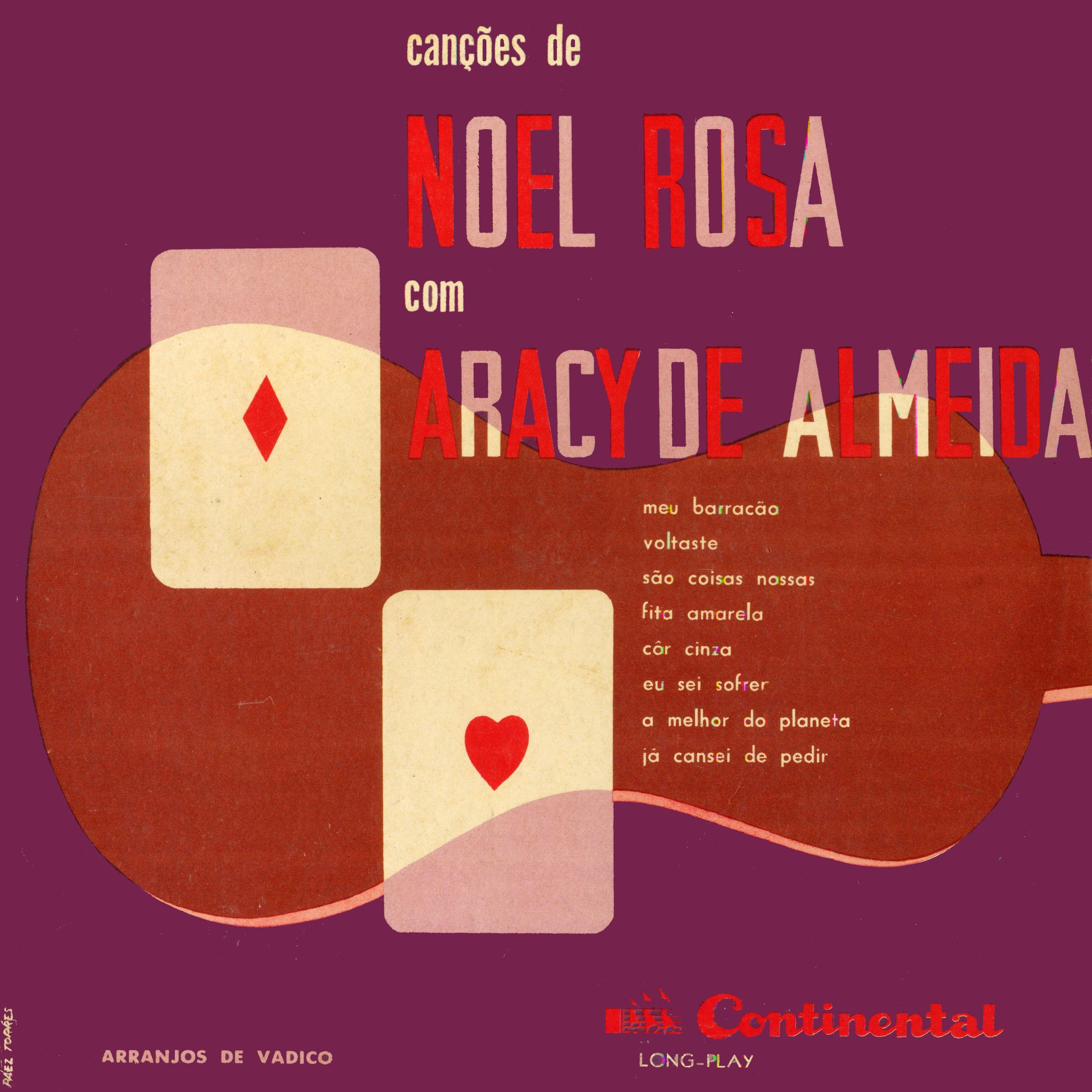 Portada de Álbum "Canções de Noel Rosa Com Aracy de Almeida", de Aracy de Almeida