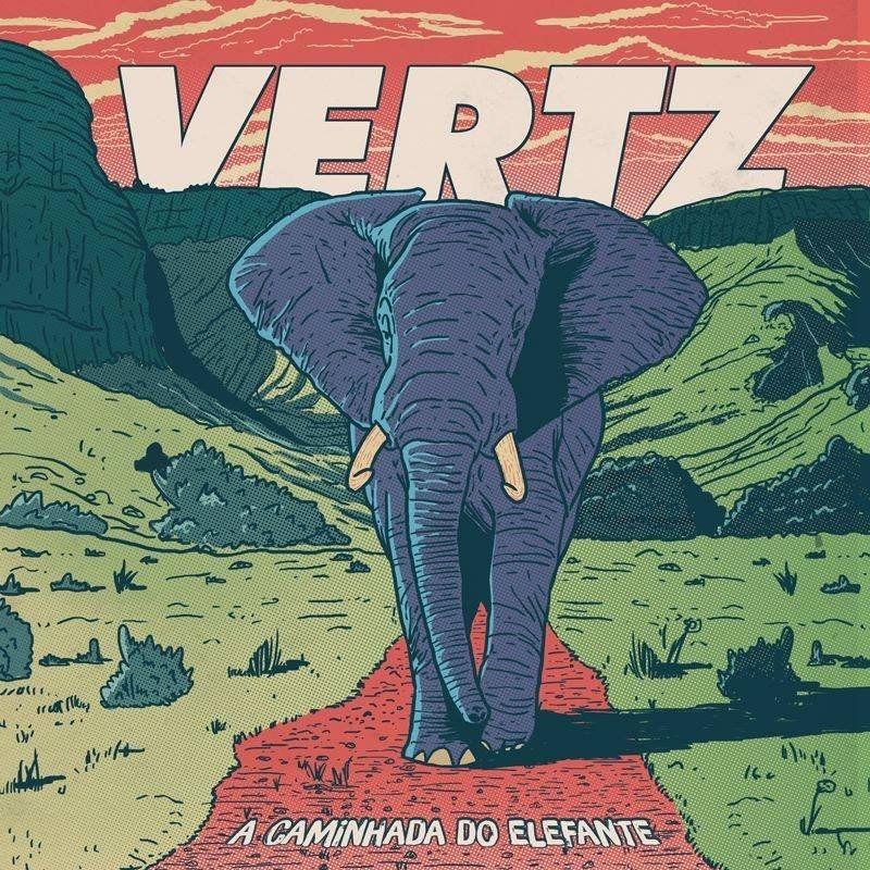 Capa do Álbum "A Caminhada Do Elefante", de Vertz