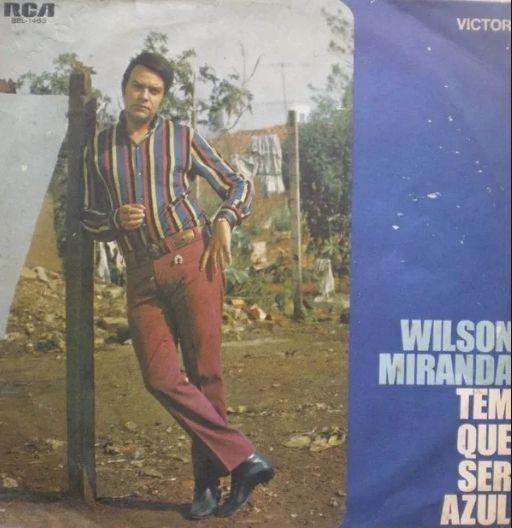 Portada de Álbum "Tem Que Ser Azul", de Wilson Miranda