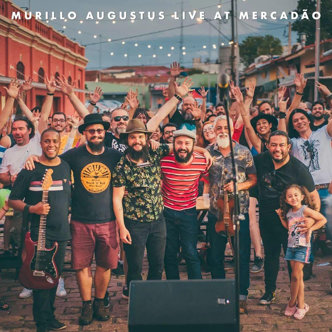 Capa do Álbum "Live At Mercadão", de Murillo Augustus