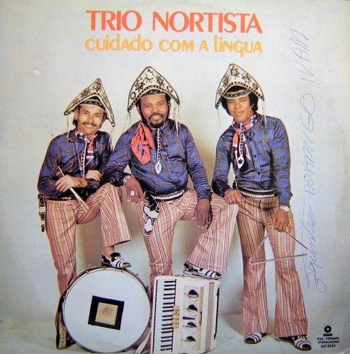 Album cover of "Cuidado Com a Língua" by Trio Nortista