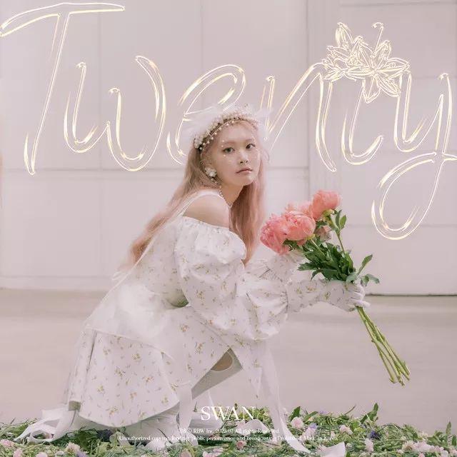 Portada de Sencillo/EP "Twenty", de Swan (PURPLE KISS)