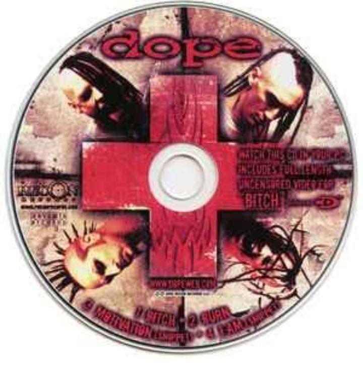 Single/EP cover of "Bitch" by Dope