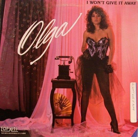 Capa do Single/EP "I Won't Give It Away", de Olga