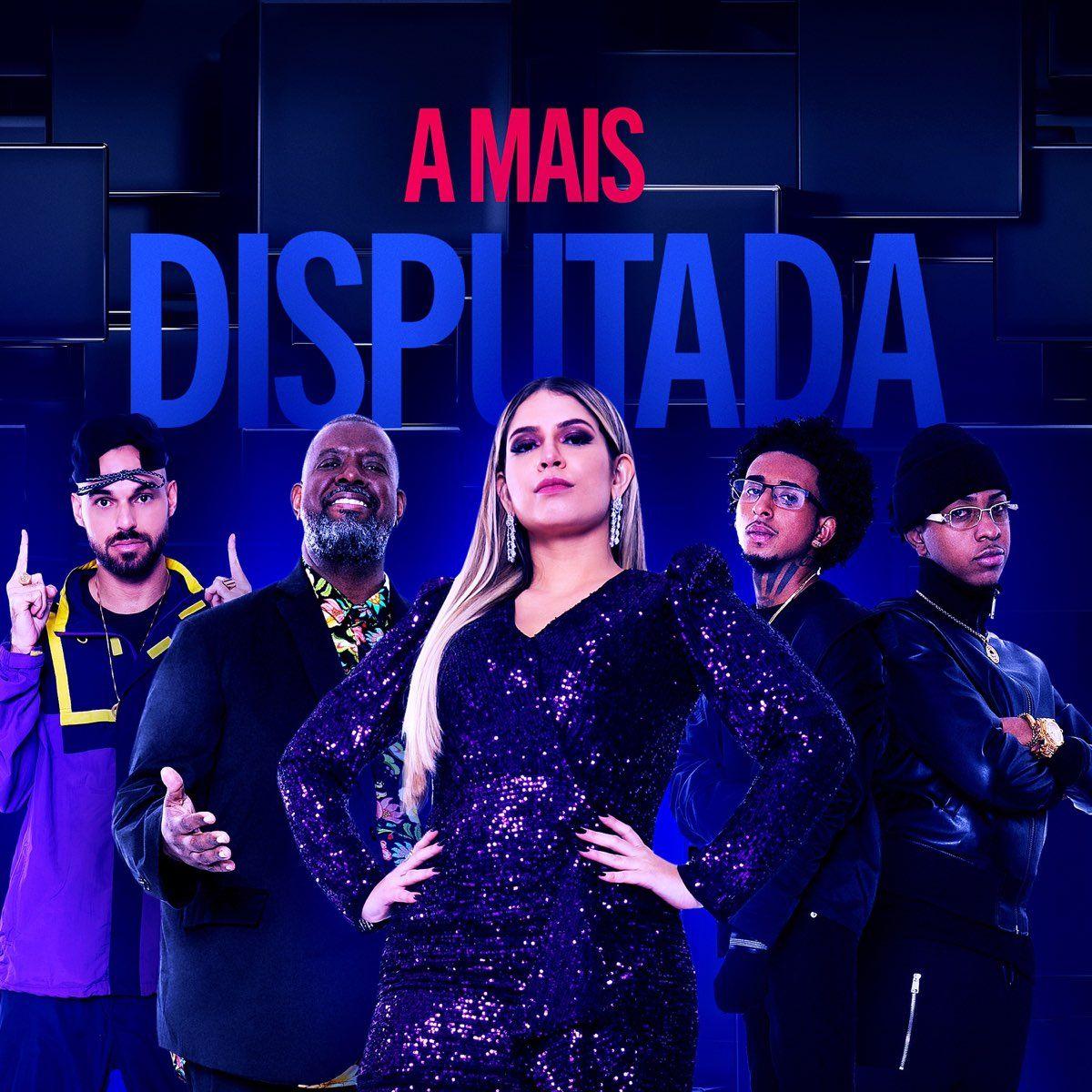 Capa do Single/EP "A Mais Disputada (part. Péricles, Papatinho, MD Chefe e DomLaike)", de Marília Mendonça