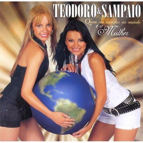 Capa do Álbum "Quem Vai Mandar No Mundo É a Mulher", de Teodoro e Sampaio