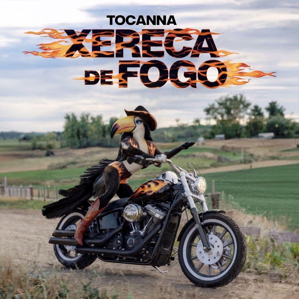 Portada del álbum "Xereca de Fogo", de Tocanna