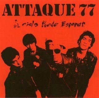Capa do Álbum "El Cielo Puede Esperar", de Attaque 77