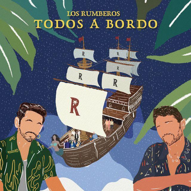Portada de Álbum "Todos a Bordo", de Los Rumberos