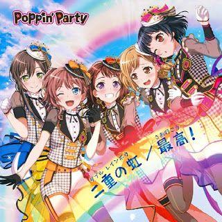 Capa do Single/EP "Double Rainbow/Saa ikou!", de Poppin'Party