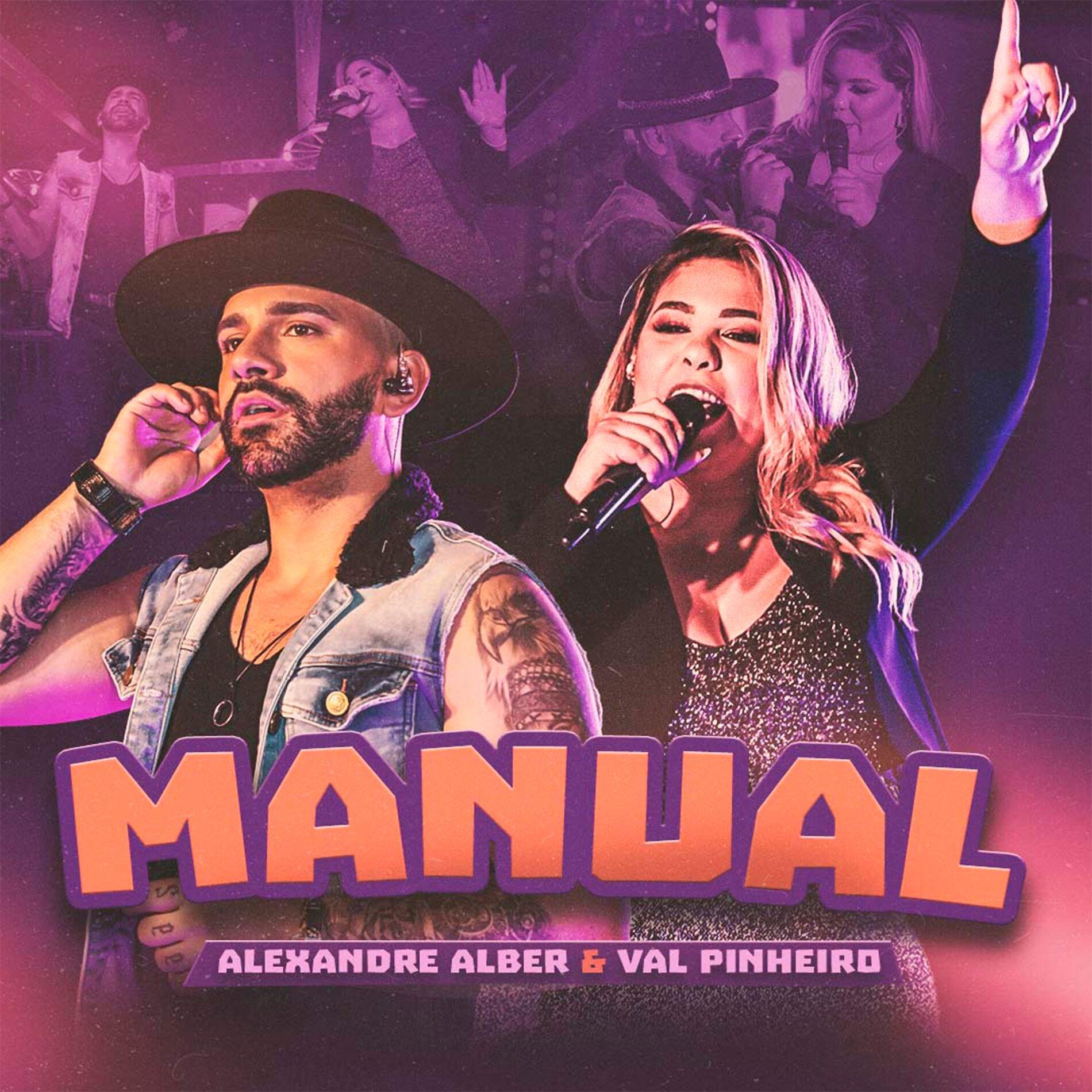 Portada de Sencillo/EP "Manual (part. Alexandre Alber)", de Val Pinheiro