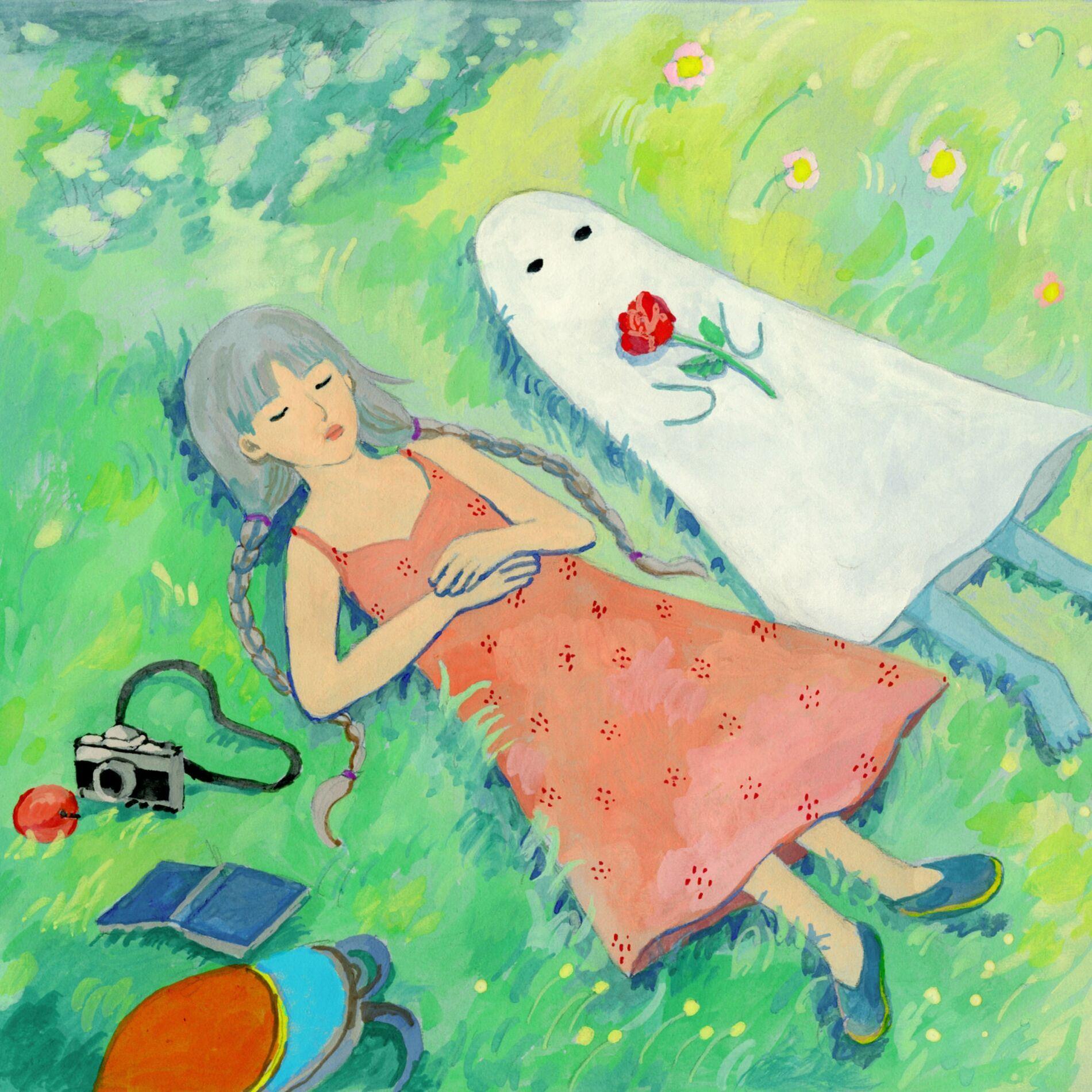 Portada de Sencillo/EP "ghost everyday (feat. Mellow Blush)", de park bird