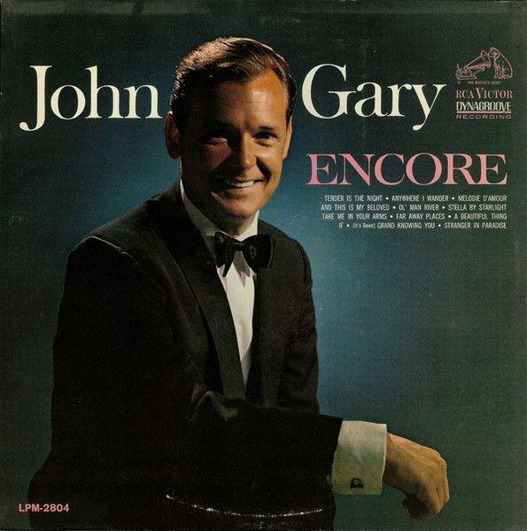 Portada de Álbum "Encore", de John Gary