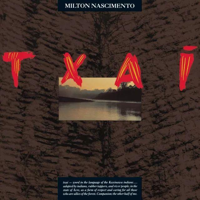 Portada del álbum "Txai", de Milton Nascimento