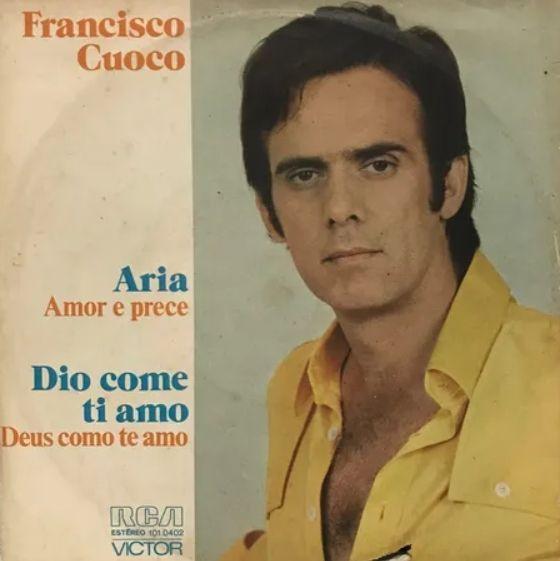Capa do Single/EP "Aria / Amor e Prece", de Francisco Cuoco
