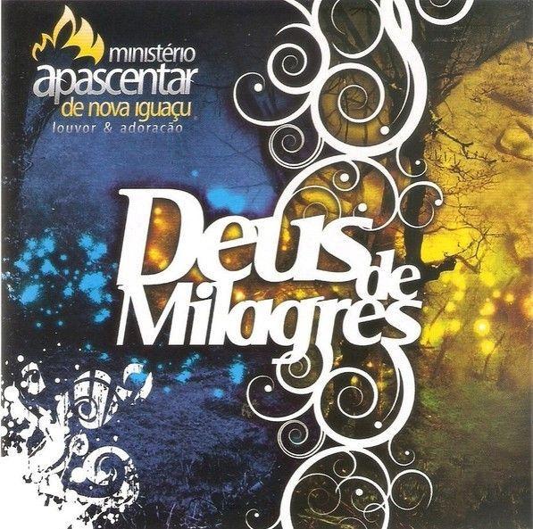 Portada de Álbum "Deus de Milagres", de Ministério Apascentar de Louvor (Toque No Altar)