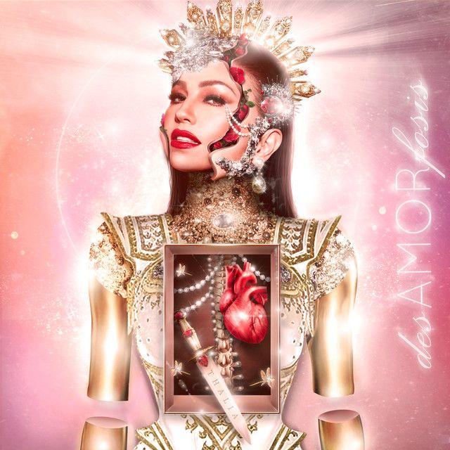 Portada del álbum "desAMORfosis", de Thalía