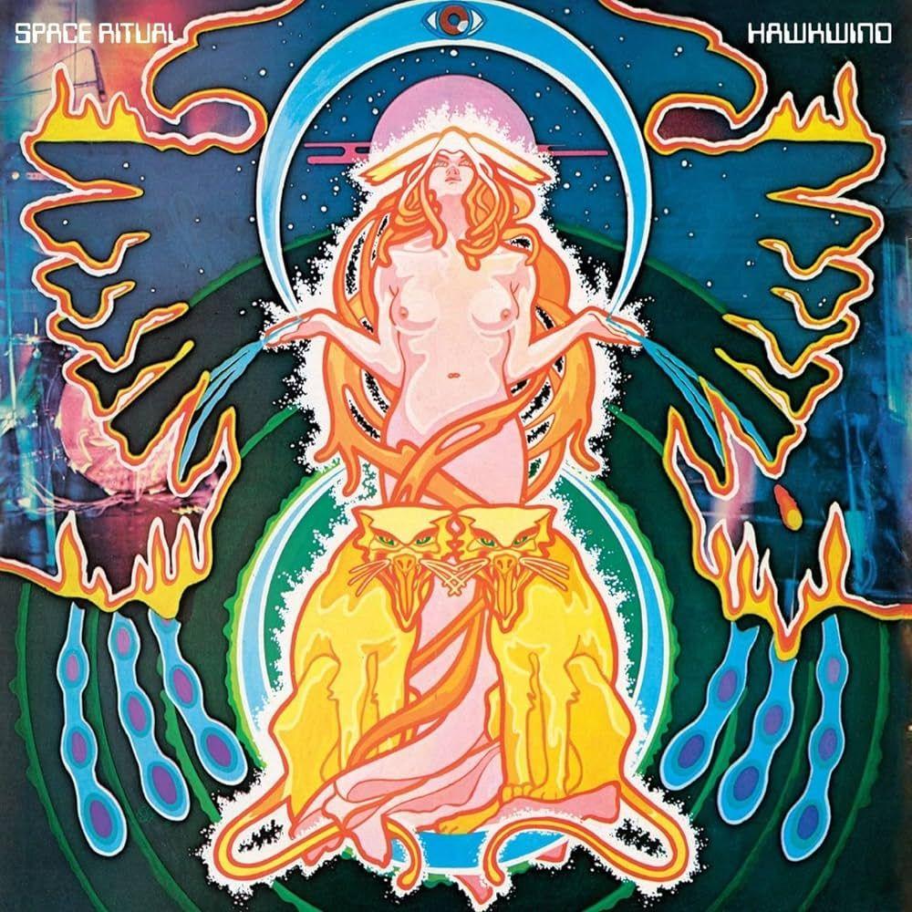 Portada del álbum "Space Ritual", de Hawkwind