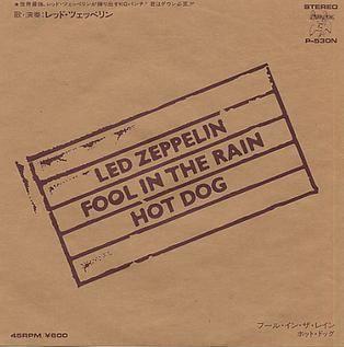Portada del álbum "Fool In The Rain", de Led Zeppelin