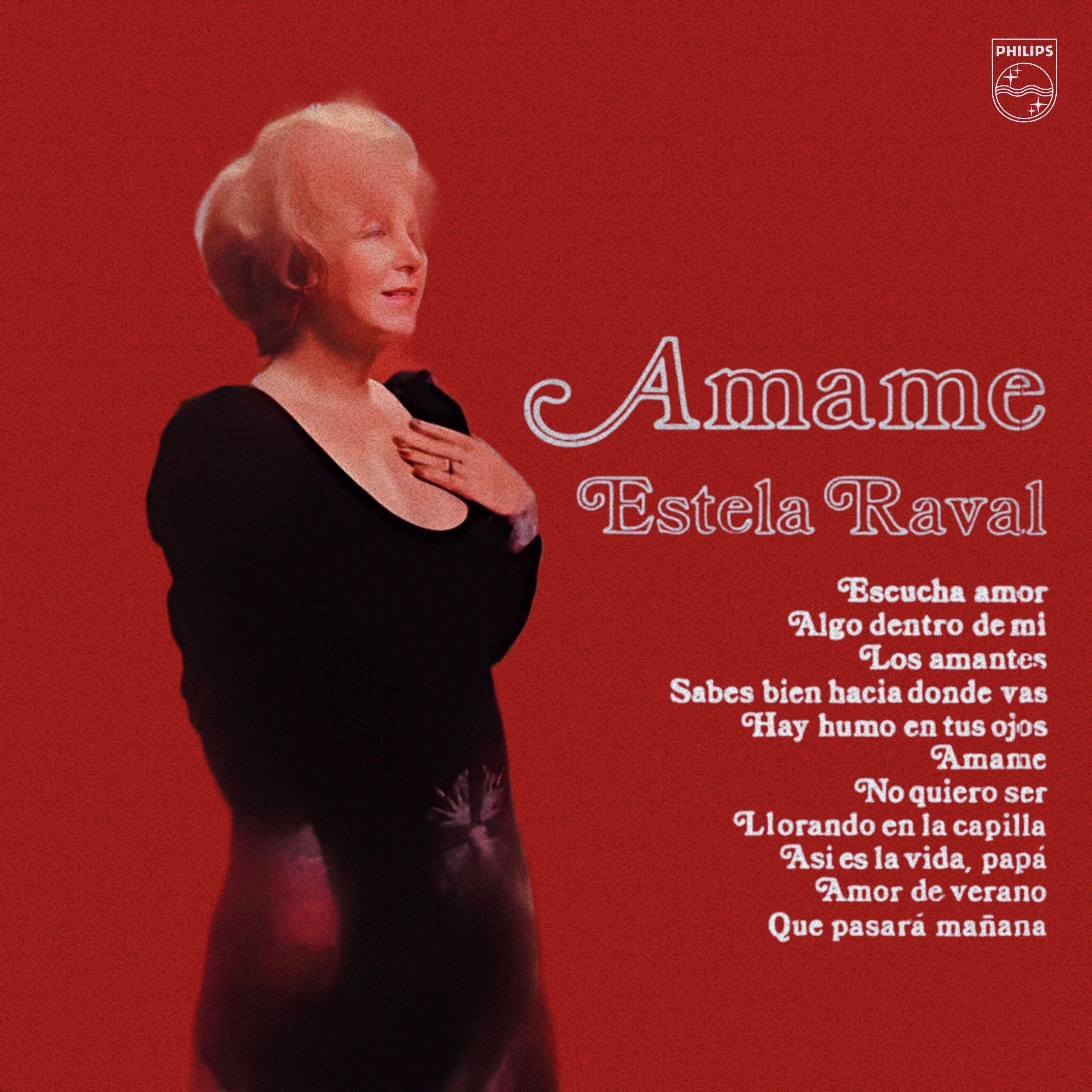 Portada de Álbum "Amame", de Estela raval