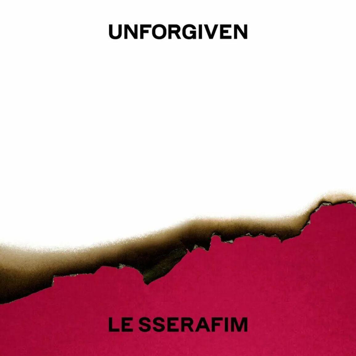 Portada del álbum "UNFORGIVEN", de LE SSERAFIM