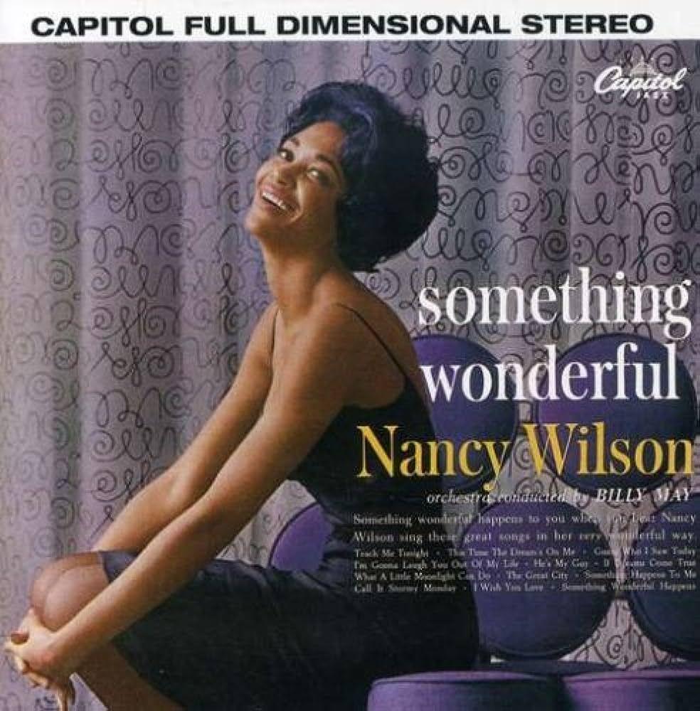 Portada del álbum "Something Wonderful", de Nancy Wilson