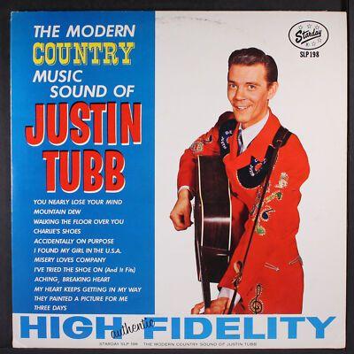 Portada de Álbum "The Modern Country Music Sound Of Justin Tubb", de Justin Tubb