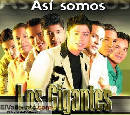 Portada de Álbum "Así Somos", de Los Gigantes Del Vallenato