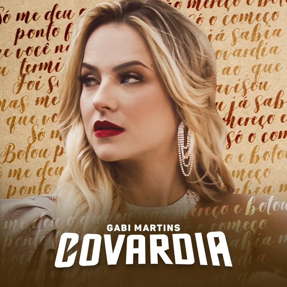 Single/EP cover of "Covardia" by Gabi Martins