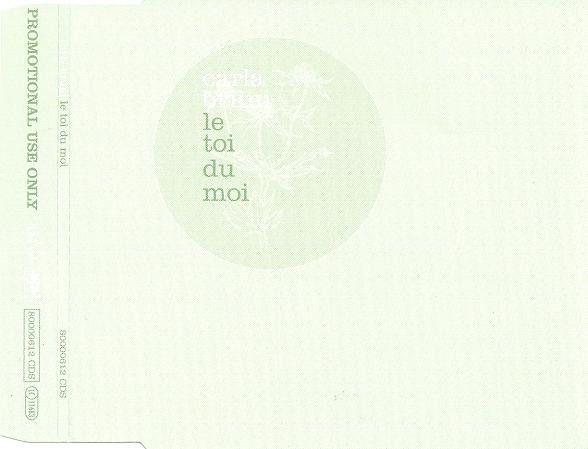 Portada del álbum "Le Toi Du Moi", de Carla Bruni