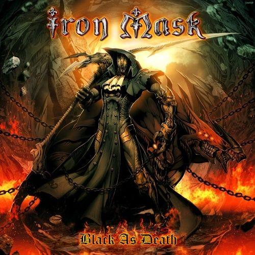 Capa do Álbum "Black as Death", de Iron Mask