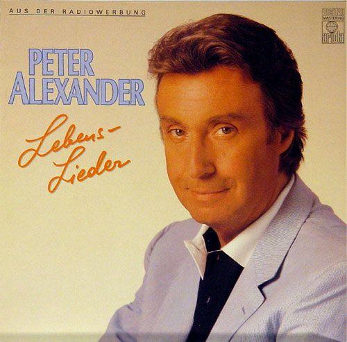 Portada del álbum "Lebenslieder", de Peter Alexander