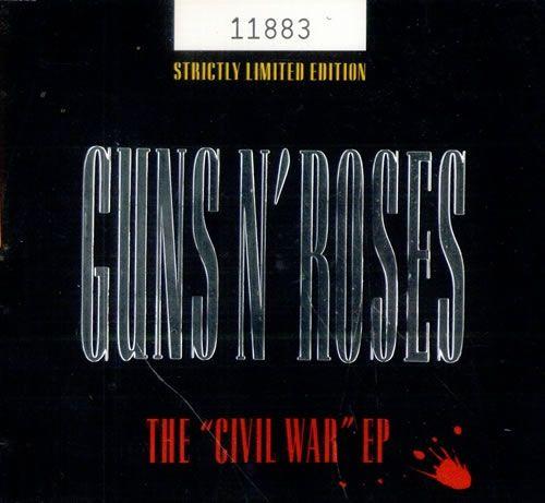 Portada de Sencillo/EP "The Civil War EP", de Guns N' Roses