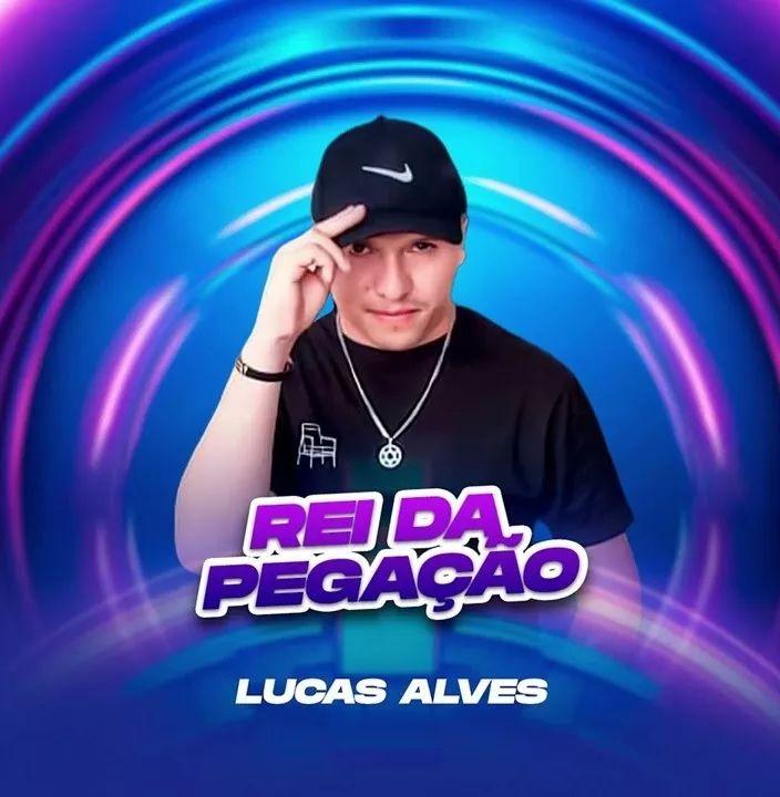 Portada de Sencillo/EP "Rei da Pegação", de Lucas Alves