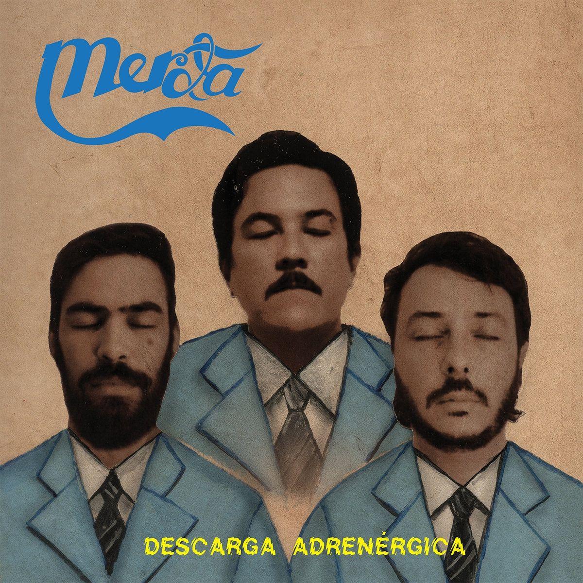 Capa do Álbum "Descarga Adrenérgica", de Merda