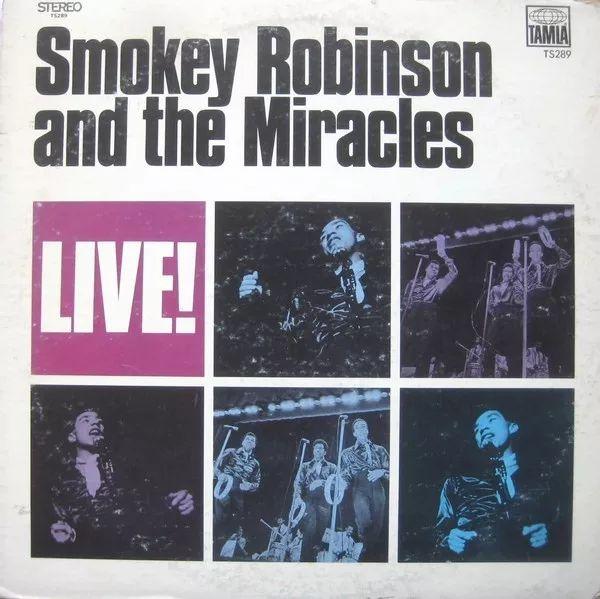 Capa do álbum "Live!", de The Miracles